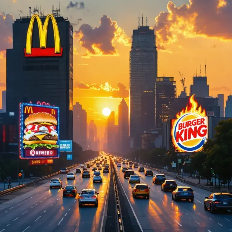 Burger Wars: McDonald’s vs. Burger King Showdown: Fast Food Giants Battle for Supremacy with Bold Marketing and Menu Innovations